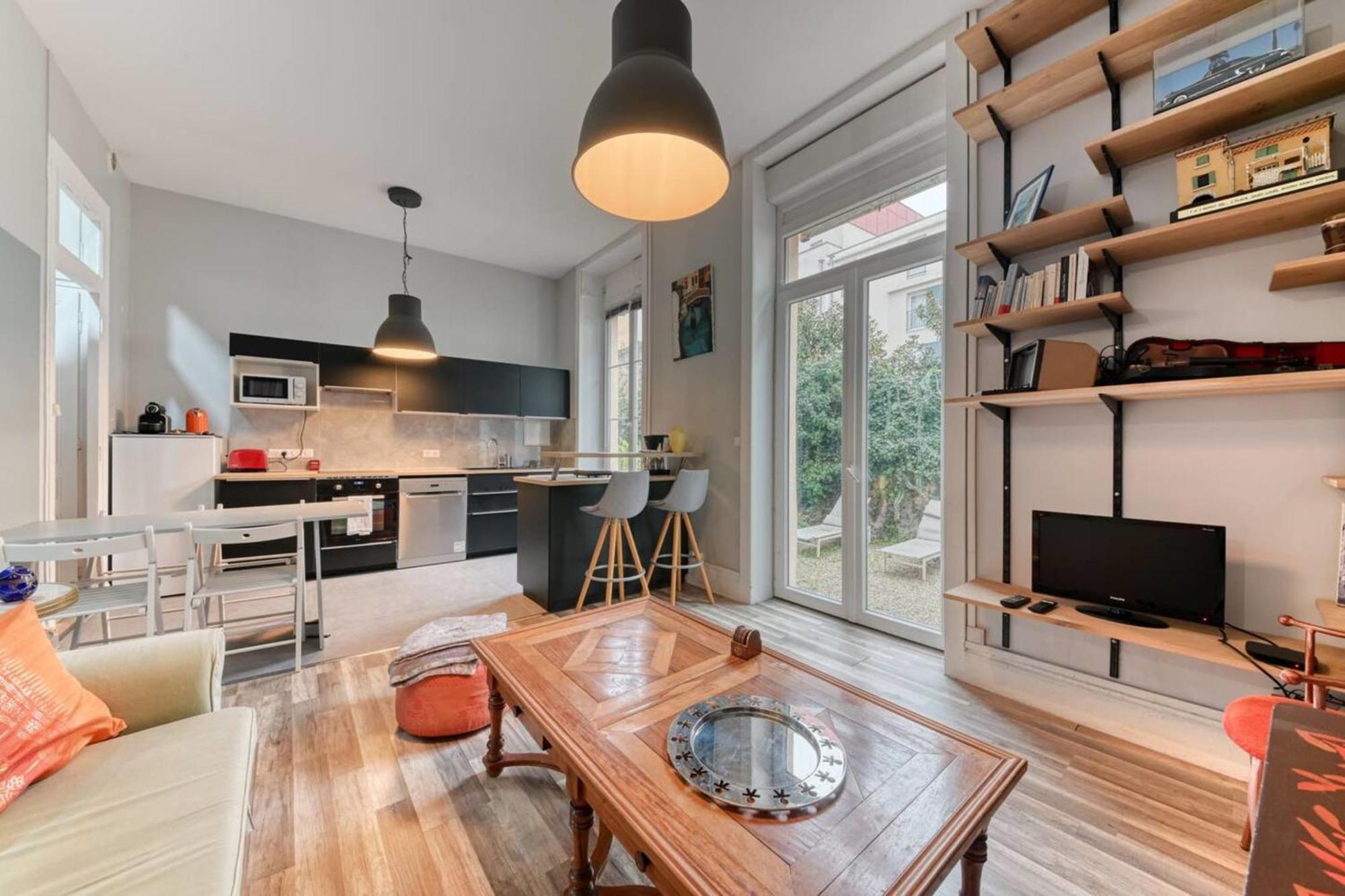 Le Garden City - Bel Appartement Avec Jardin Prive Villeurbanne Kültér fotó
