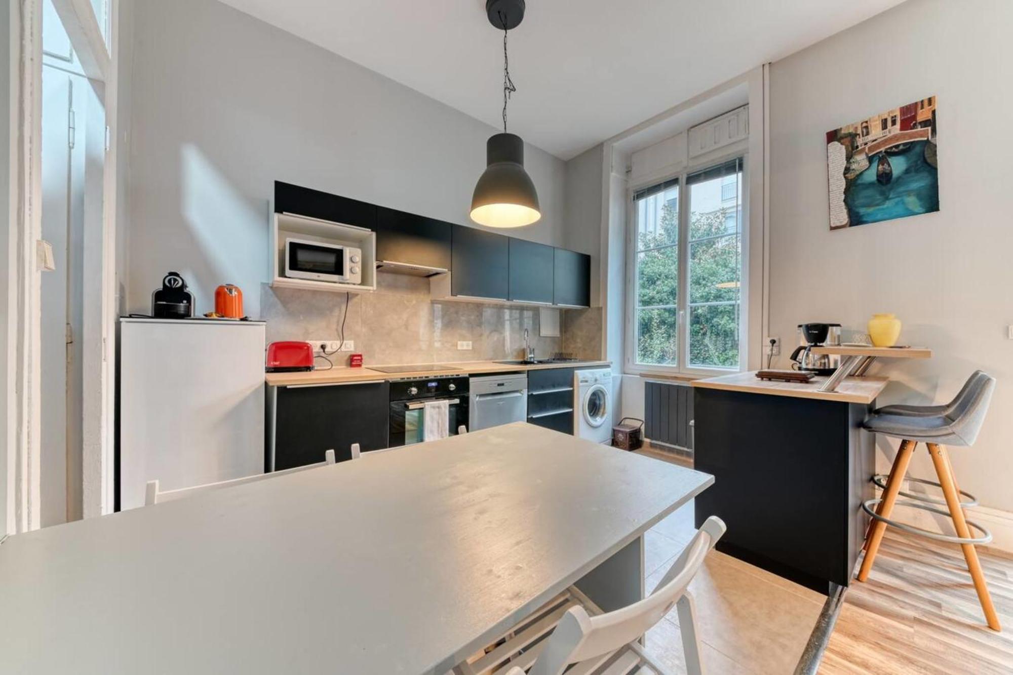 Le Garden City - Bel Appartement Avec Jardin Prive Villeurbanne Kültér fotó